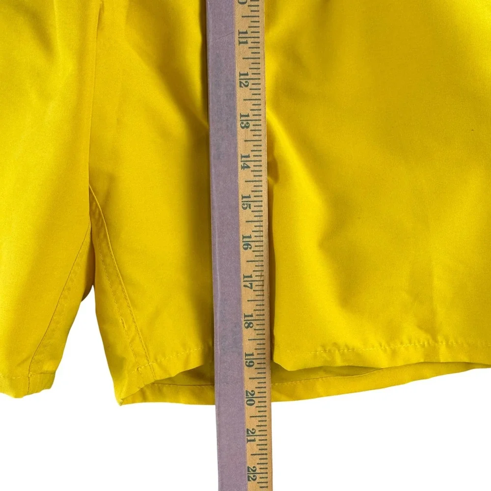 Old Navy Mens‎ Swim Trunks Yellow UPF 40+ Mesh Lined Drawstring Shorts Large NWT